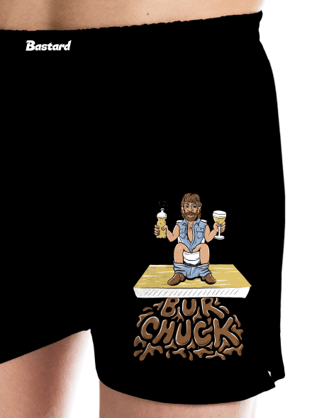 BurChuck pánske trenky Black