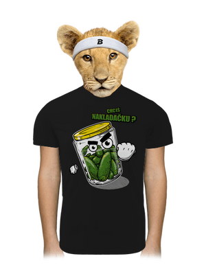 Nakladačka detské športové tričko Black