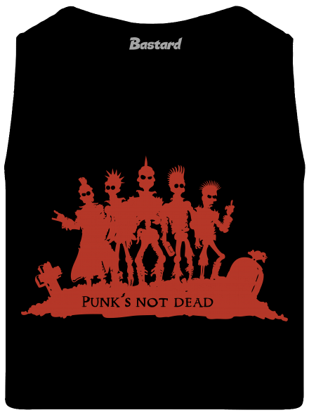 Punks Not Dead pánske tielko Black
