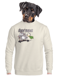 unisex mikina bez kapucne