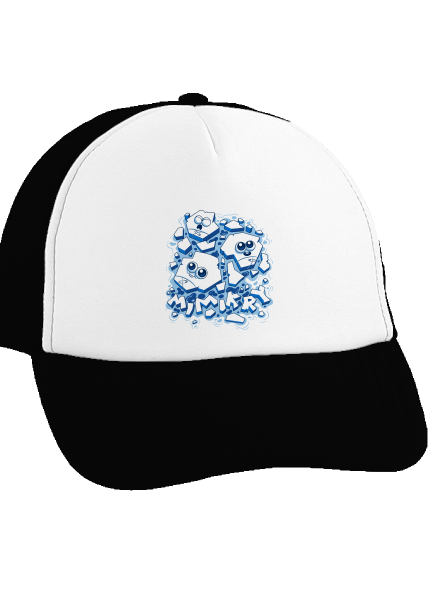 Ľadové mimikry šiltovka truckerka Black cap