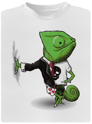 Majster prevlekov pánske športové tričko White