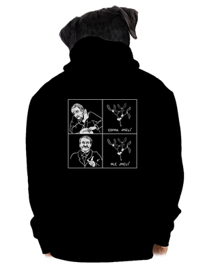 Cimrman: Copak jmelí pánska mikina na zips Black