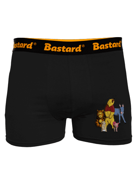 Medvedík boxerky Black