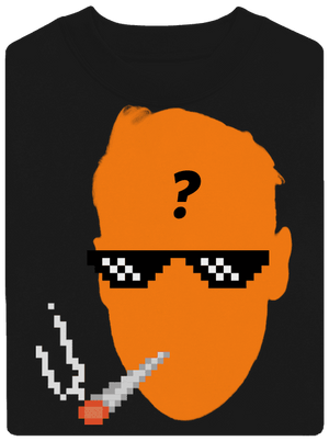 Thug life unisex mikina bez kapucne Black