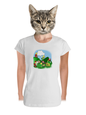 Ako sa stavia nový level? dámske tričko prémium White