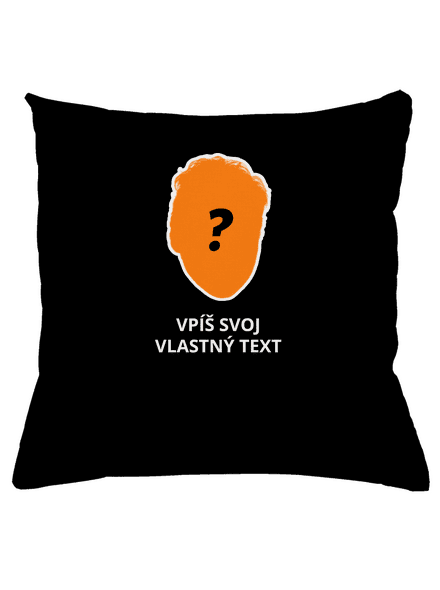 Tvoja hlava vankúš Black