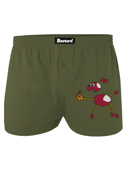 Gaštany pánske trenky Khaki