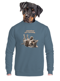 unisex mikina bez kapucne