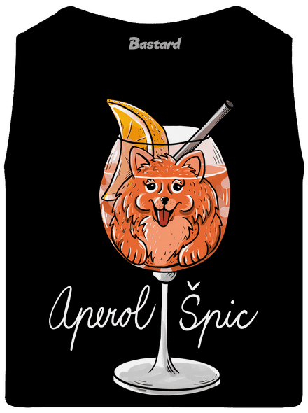 Aperol Špic pánske tielko Black
