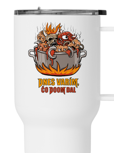Čo Doom dal termohrnček White