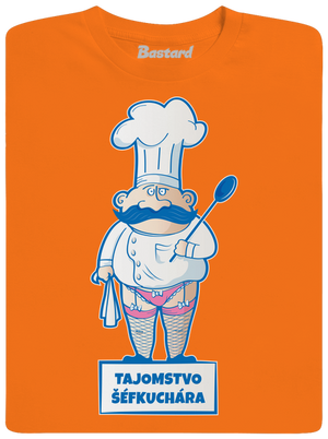 Tajomstvo šéfkuchára pánske tričko Orange
