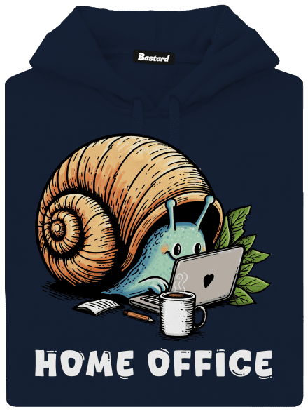 Slimákov home office pánska mikina klokanka Navy