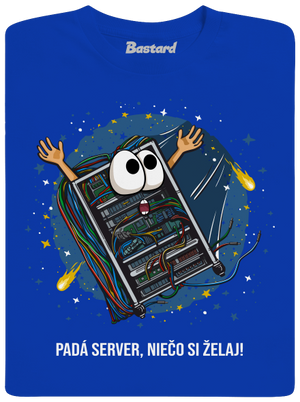 Padá server pánske dlhý rukáv Royal Blue