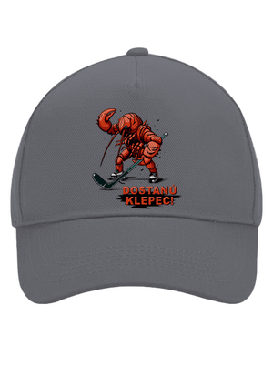 Dostanú klepec šiltovka baseballka Graphite grey