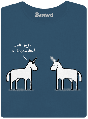 Pornorožec dámske tričko prémium Petrol Blue