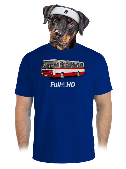 Full MHD pánske športové tričko Royal Blue Mal