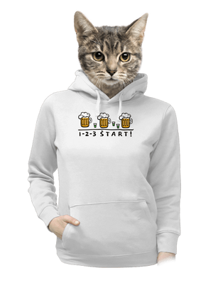 dámska mikina klokanka