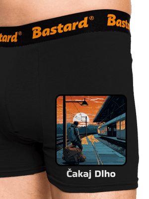 Čakaj dlho boxerky Black