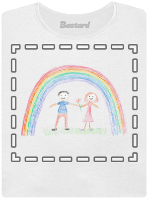 Detské kresby - Nahraj vlastnú dámske tričko prémium White