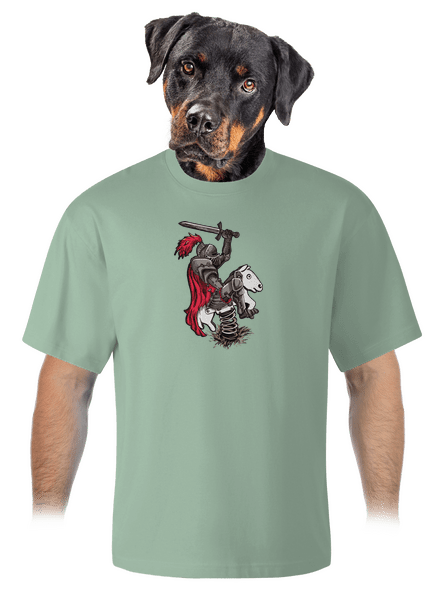 Rytier unisex tričko oversized Sage