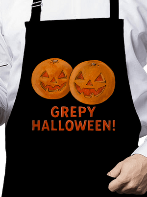 Grepy Halloween zástera Black