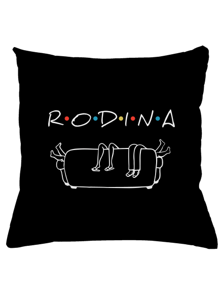 Rodina vankúš Black