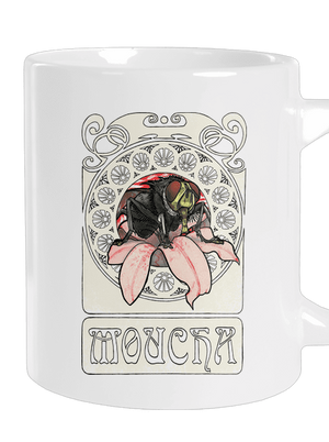 Mucha veľký hrnček White