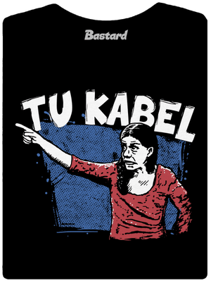 Tukabel dámske tričko s lemom Black