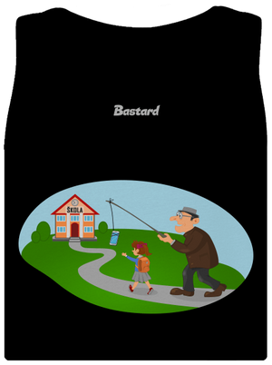 Naspäť do školy dámske tielko klasické Black