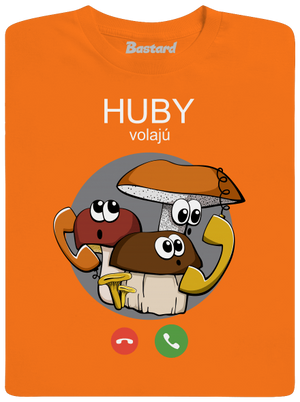 Huby volajú detské tričko Orange