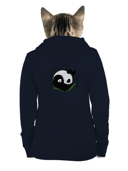 Dve spiace pandy dámska mikina na zips Navy Mal
