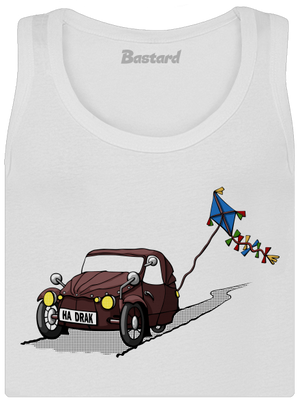 Hadrák dámske tielko klasické White