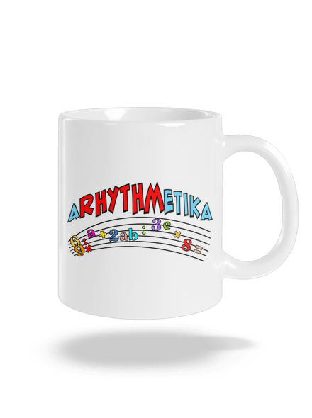 Arhythmetika klasický hrnček White