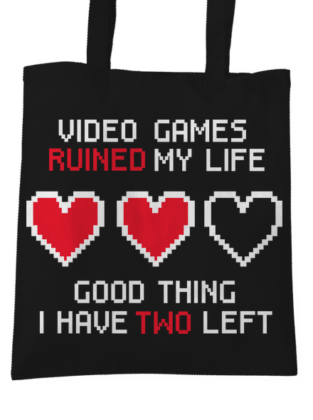Video games taška Black