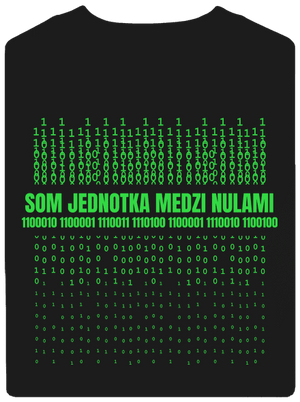 Jednotka medzi nulami unisex mikina bez kapucne Black