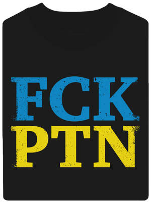 FCK PTN unisex mikina bez kapucne Black