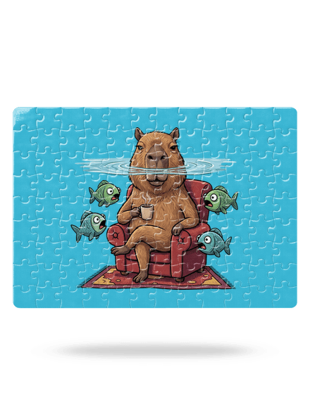 Potopený v pohode puzzle White