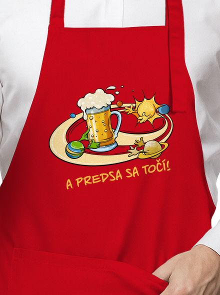 A predsa sa točí! zástera Red