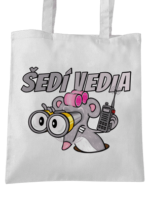 Šedí vedia - myš taška White