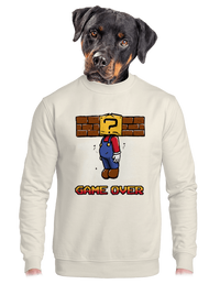 unisex mikina bez kapucne