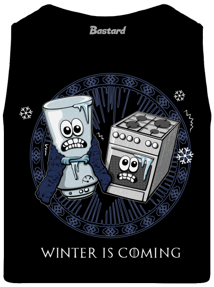 Winter is coming pánske tielko Black