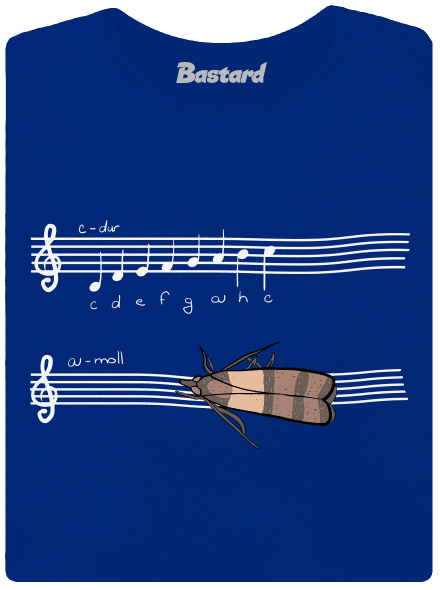 A - moll dámske tričko Royal Blue Mal