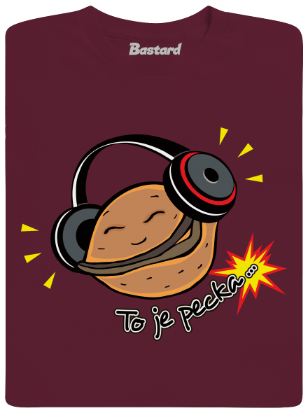 Pecka detské tričko Burgundy