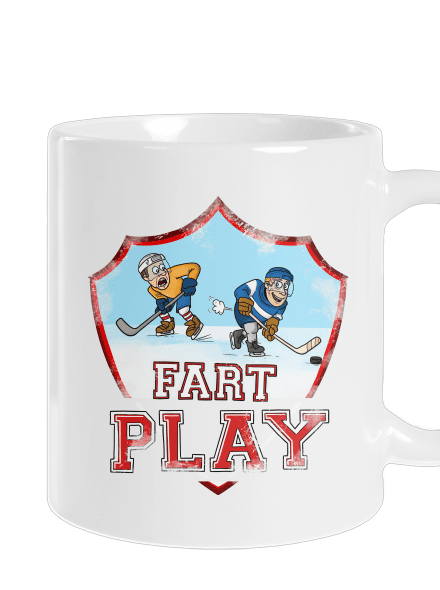 Fart Play klasický hrnček White