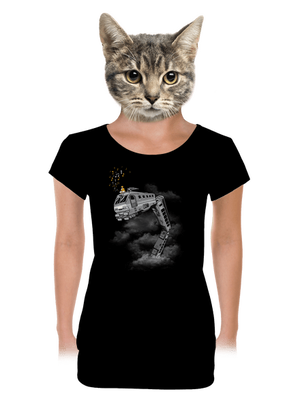 dámske tričko s lemom