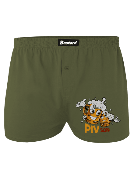 Pivson pánske trenky Khaki