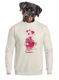 unisex mikina bez kapucne