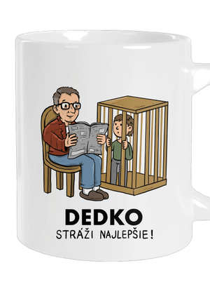 Dedko stráži najlepšie veľký hrnček White