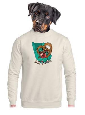 unisex mikina bez kapucne